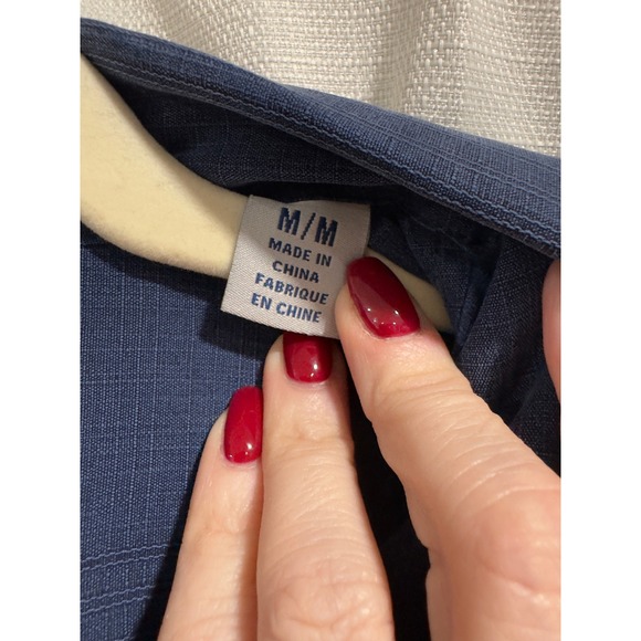 Tommy Bahama Mens Blue 100% Silk Jacquard Floral Short Sleeve Camp Shirt Size M - Picture 5 of 6